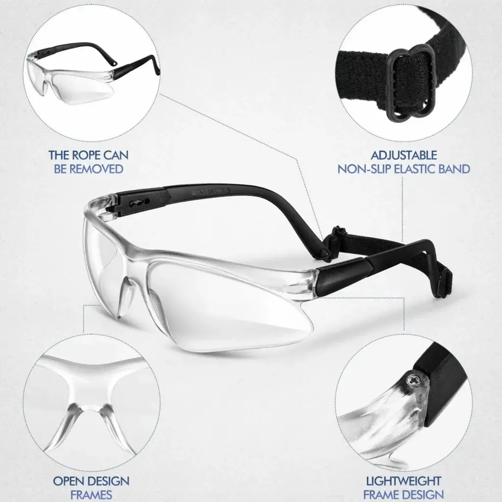 Racquetball equipment specification diagram
