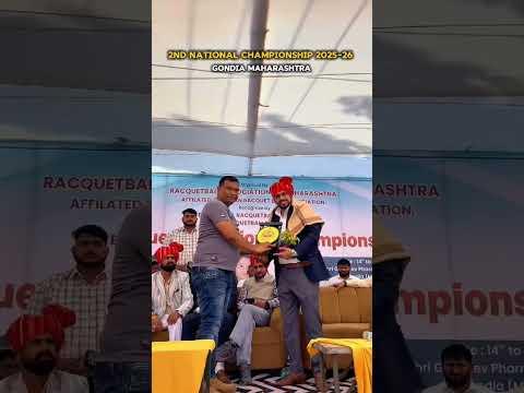 2nd senior national Racquetball championship. Gondia Maharashtra.